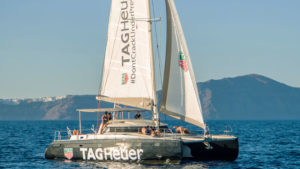 Main photo for Santorini Day Cruise on a Blue Luxury Catamaran. Morning or Sunset