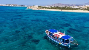 Gallery photo 1 for Private Full Day Boat Trip from Naxos to Lesser Cyclades on a Traditional Boat