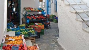 A mini-market in the Old Town