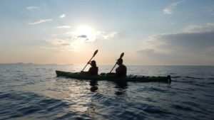 Gallery photo 2 for Sea Kayak Sunset Trip around Portara, the Landmark of Naxos