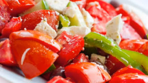 A delicious Greek salad