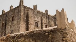 One of the buildings in the Venetian castle