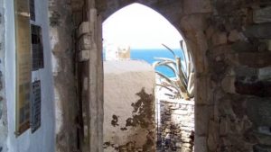 The Trani Porta, one of the entrances to the castle