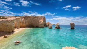 If the weather allows you may visit Koufonisia, known as the hollow islands!