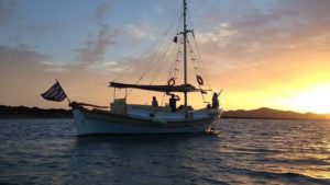 Main photo for Romantic Sunset Dinner Cruise on a Traditional Boat from Aliki, Paros