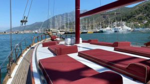 Gallery photo 2 for Cruise from Piso Livadi for 4 Hours onboard a Classic Wooden Yacht