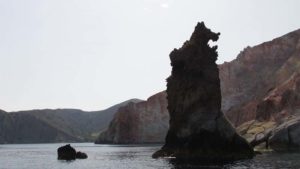 The rock formations known as Arkoudes