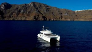 Gallery photo 2 for Santorini Cruise on a Luxury Power Cat 46΄ Catamaran