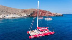 Main photo for Santorini Catamaran Cruise (Morning or Sunset)