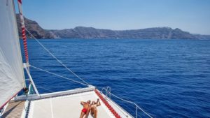 Gallery photo 1 for Santorini Catamaran Cruise (Morning or Sunset)