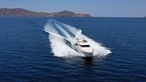 Gallery photo 7 for Santorini Luxury Half Day Cruise on a Ferretti 731