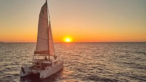 Gallery photo 2 for Santorini 5-hour Catamaran Cruise (Morning or Sunset)