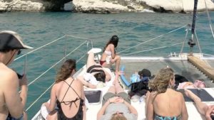 Gallery photo 3 for Catamaran Day Cruise from Adamas (Milos) to  Kleftiko - Poliegos - Pollonia