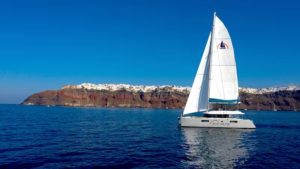 Gallery photo 1 for 5-Hour Santorini Catamaran Cruise (Morning or Sunset)