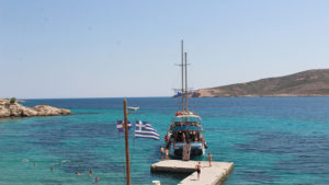 Set sail for a sunset tour along Naxos' coastline.