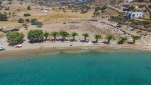 A small beach at the South part of Naxos